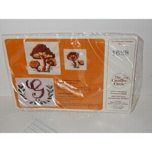 The Creative Circle 1983 Monogram Embroidery Kit #1628